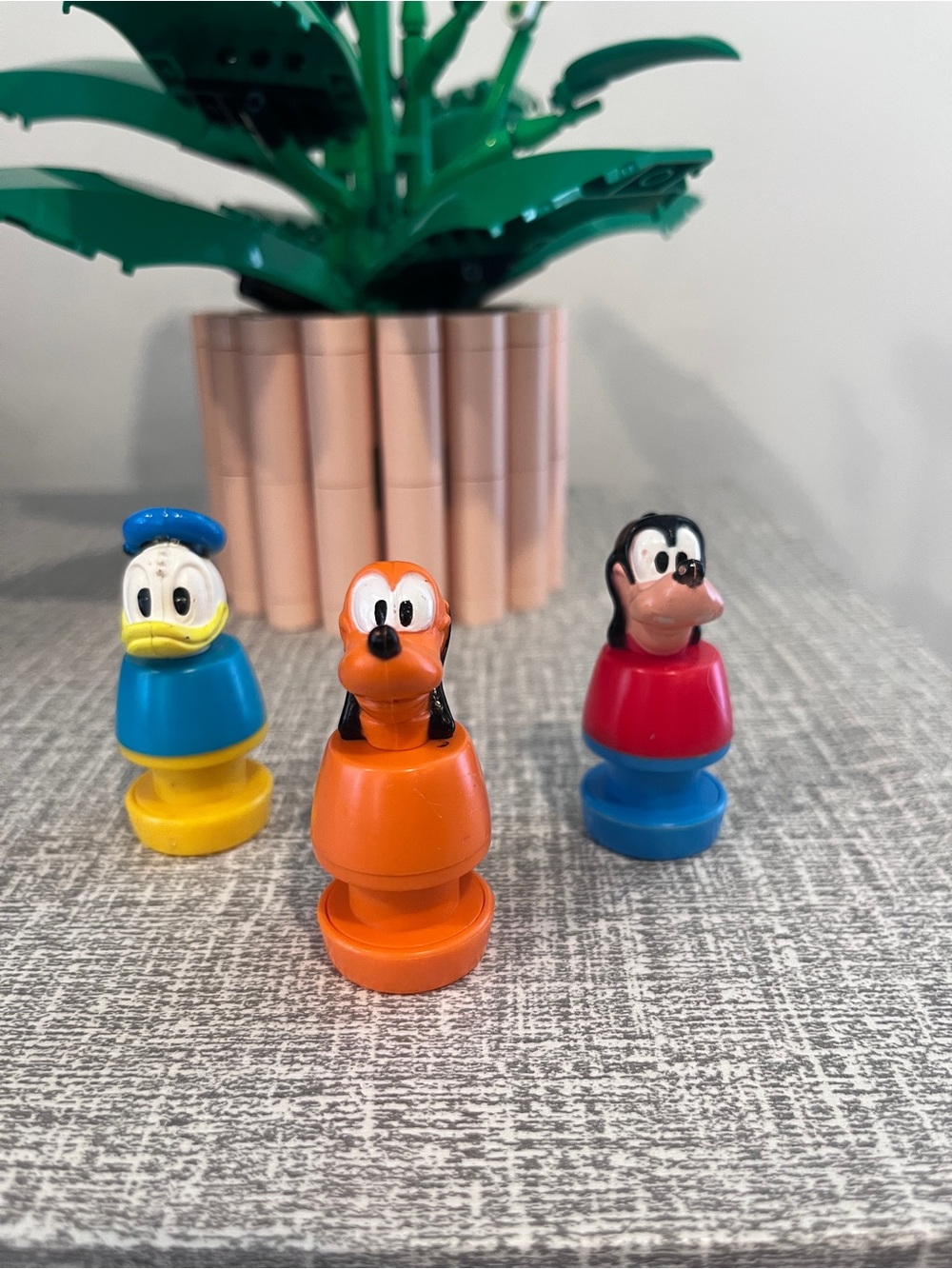 Vintage 1980s Illco Disney Little People Figures - Lot of 3